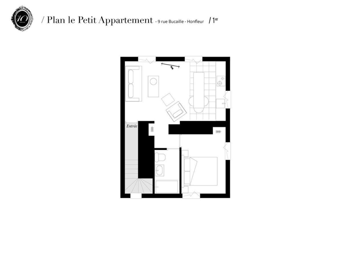 Ferienwohnung La Petite Adresse Du 10Honfleur Exterior foto